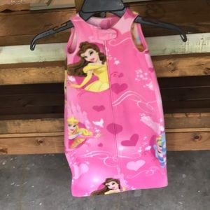 Little girl wearable blanket